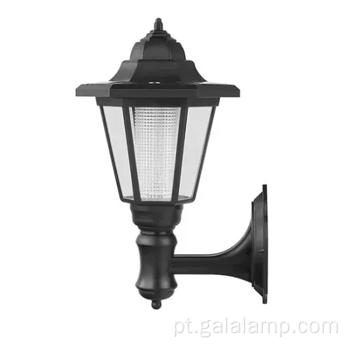 Luzes solares de lanterna solar hexagon elegantes vintage